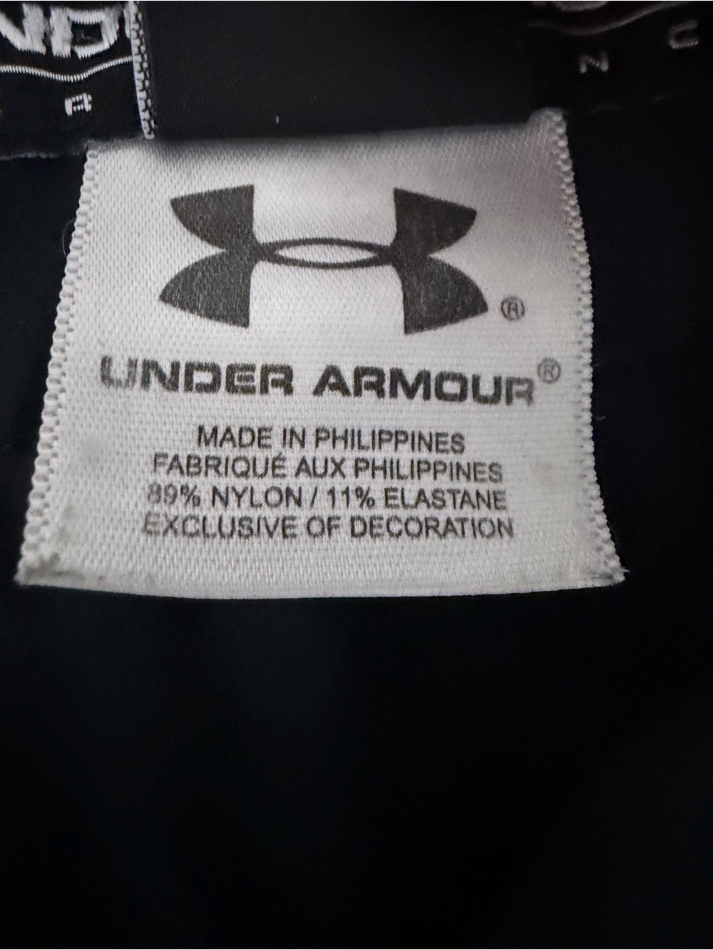 UNDER ARMOUR Black Performance Golf Stretch Shorts size 32R - Picture 5 of 9